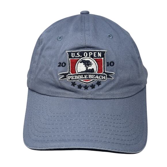 U.S. Open 2010 Pebble Beach Slideback Hat Blue One Size Embroidered - Picture 1 of 9
